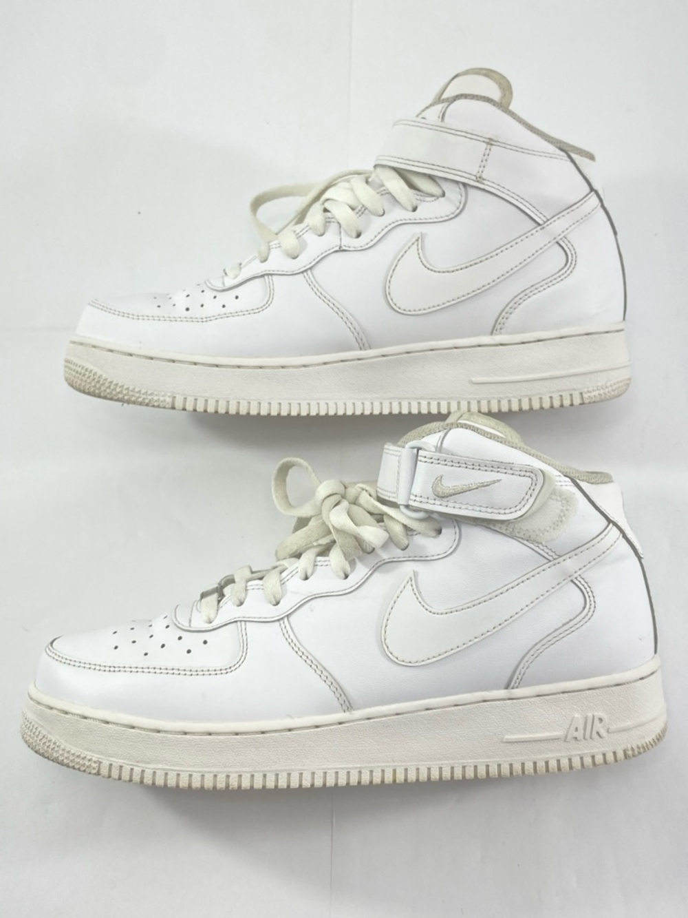 Nike Air Force 1 Mid ‘07 CW2289-111 White Leather Men’s 11 Retro Sneakers